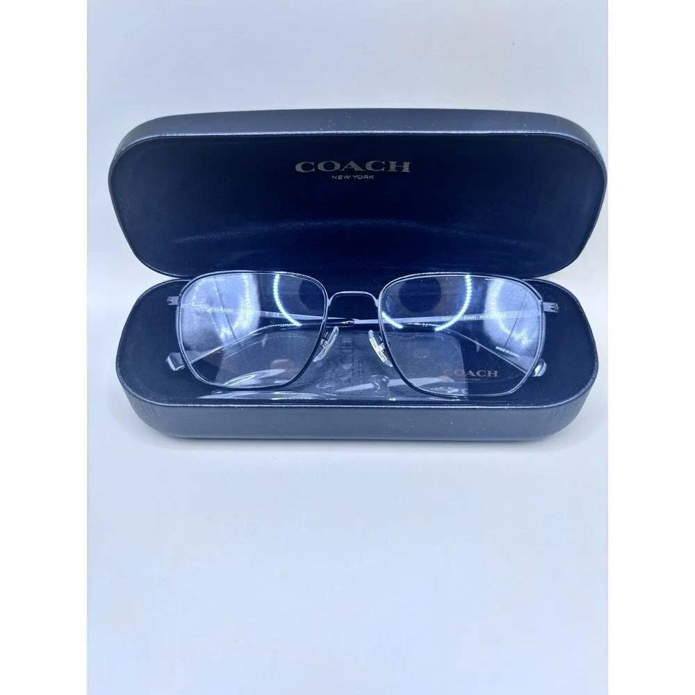 Authentic Coach HC5171 9344 Satin Black Women Rectangle Eyeglass Frames 54mm NIB